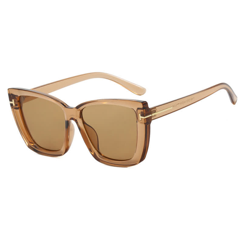 Spykay™ SG60753 'T' Design Square Frame Oversized Sunglasses