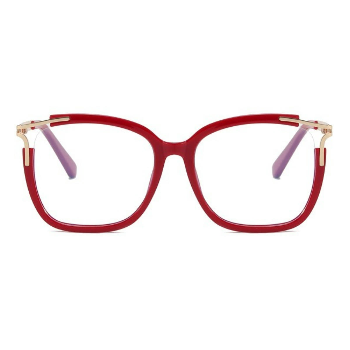 Spykay™ EG1018 Square Cat-eye Hollow Glasses Frame New TR90 Anti-blue Light Flat Glasses