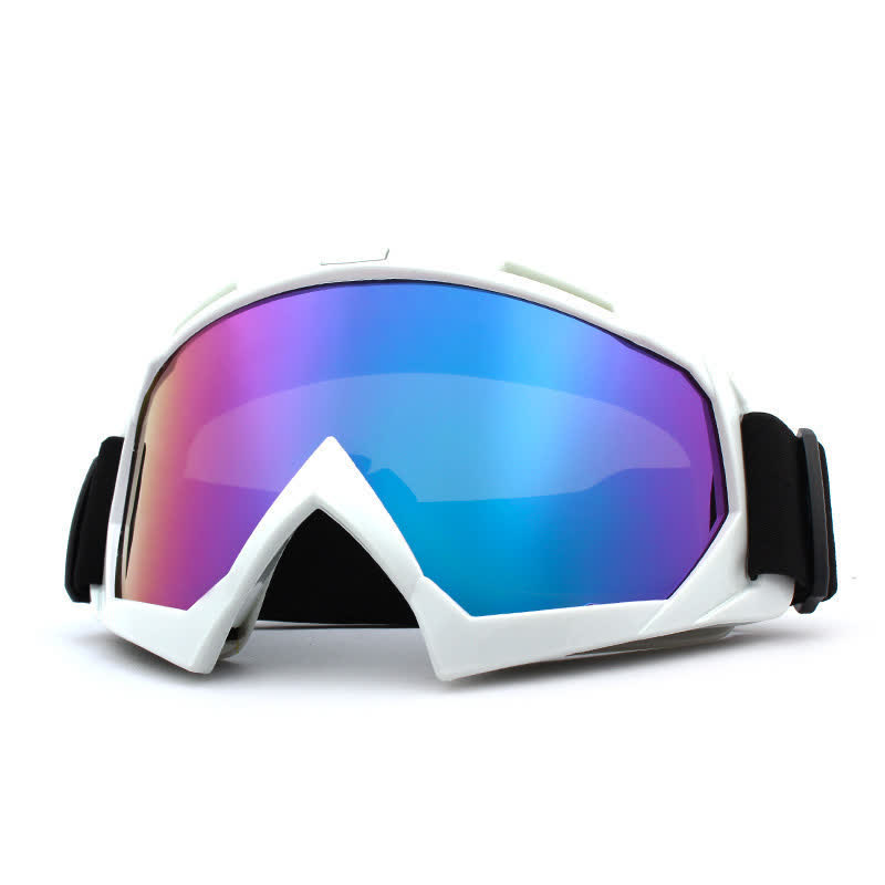 Spykay™ SG61044 Vintage Unisex Windproof Dirt Motorcycle Goggle, Ski Goggles For Outdoor Activities - White - image 5