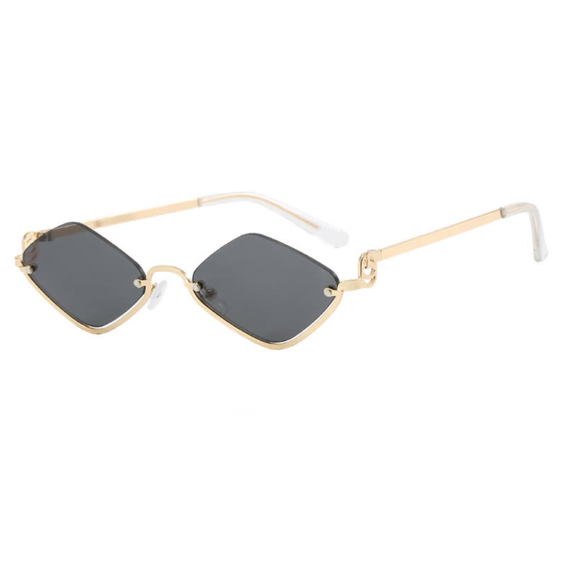 Spykay™ SG60868 Semi-Rimless Rhombus Small Frame Sunglasses - image 2