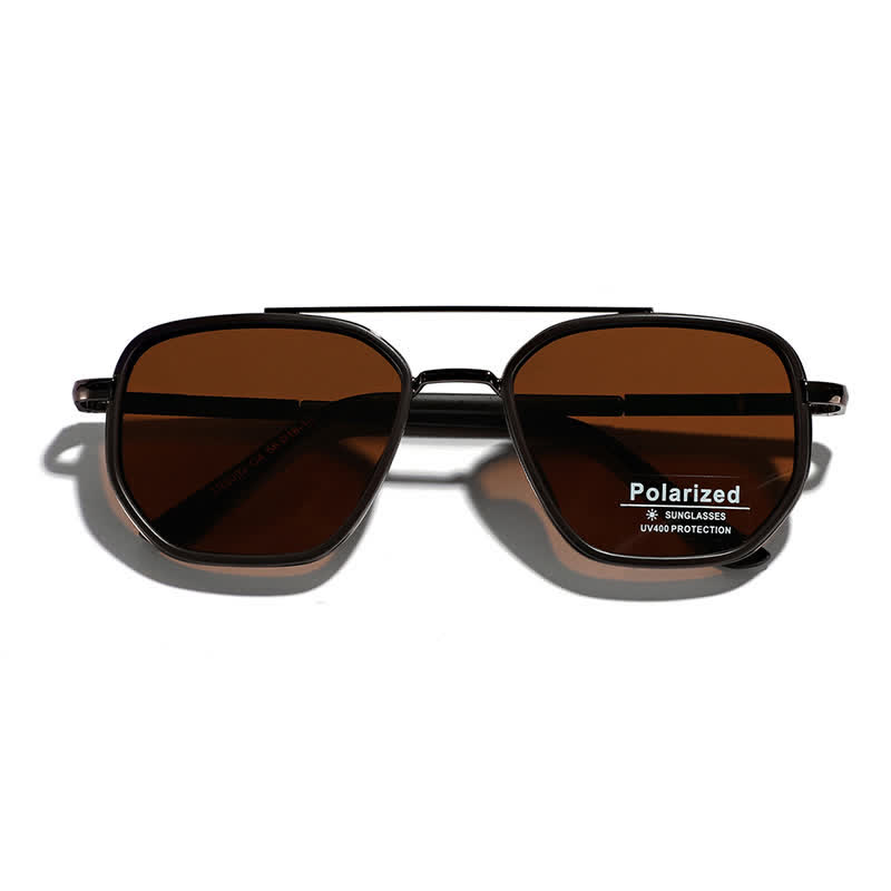 Spykay™ SG60733 Geometric Frame Double Bridges Driving Polarized Sunglasses - image 10