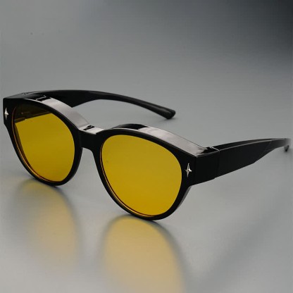 Spykay™ SG61035 Fit Over Glasses Cat-Eye Star Decor Polarized Sunglasses - image 7