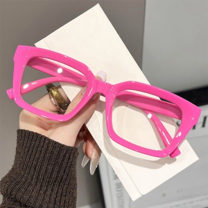 Spykay™ EG26741 Simple Anti-blue Light Square Frame Stylish Glasses - Pink - image 12