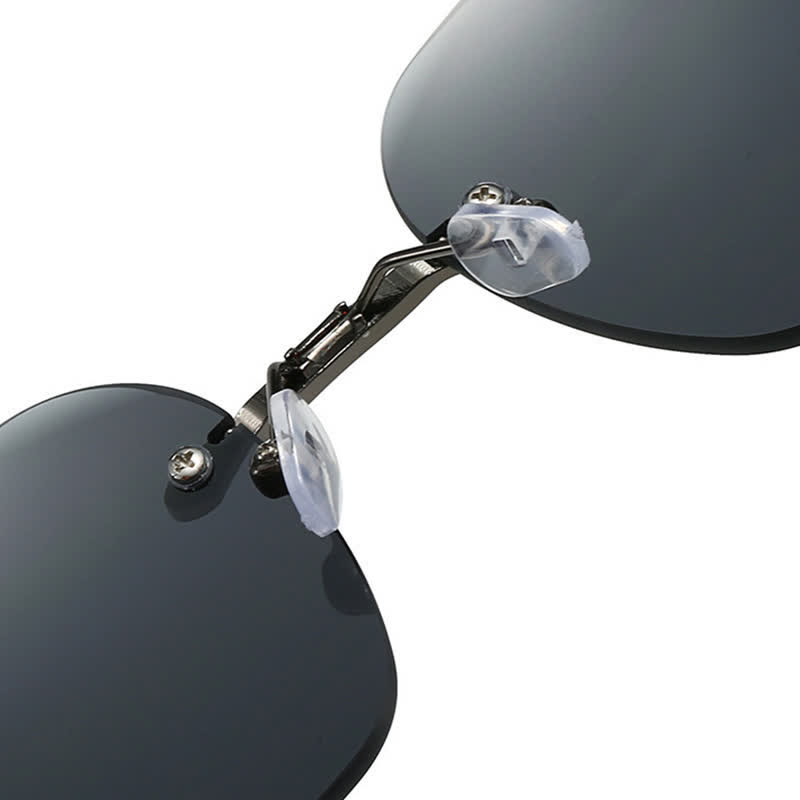 Spykay™ SG61004 Classic Square Frame Rimless Retro Sunglasses For Fishing - image 11