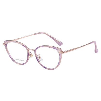 Spykay™ EG26876 Classic Simple Cat-Eye Anti-blue Light Fashion Glasses - Purple Floral - image 8