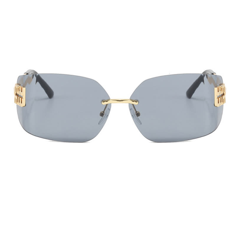 Spykay™ SG60676 Y2K Rectangle Frame Rimless Sunglasses - image 8