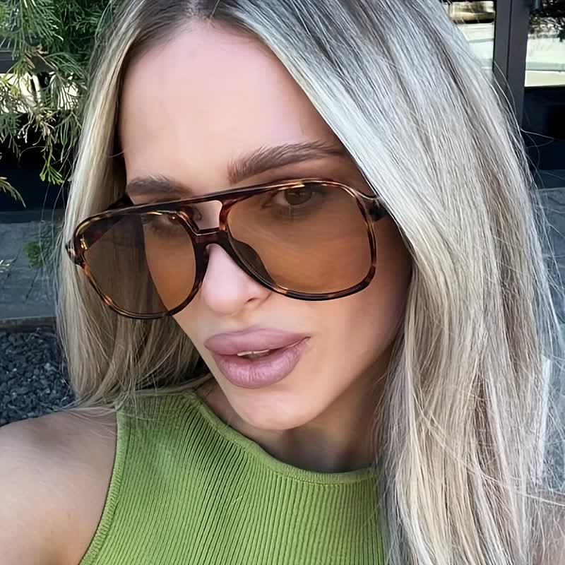 Spykay™ SG60670  Double Bridges Fashion Aviator Sunglasses - image 15