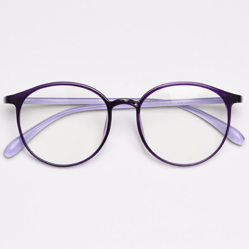 Spykay™ EG26865 Large Round Frame Anti-blue Light Simple Classic Lightweight Glasses  - image 10