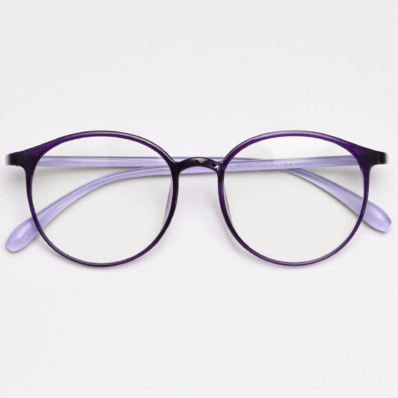 Spykay™ EG26865 Large Round Frame Anti-blue Light Simple Classic Lightweight Glasses  - image 10