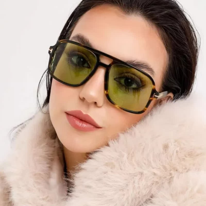 Spykay™ SG60710 Double Bridges Retro-Vintage Aviator Sunglasses - image 4