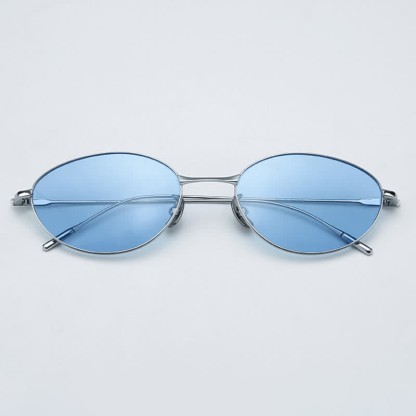 Spykay™ SG60770 Titanium Oval Frame Polarized Lightweight Sunglasses with Nylon Lenses - image 18