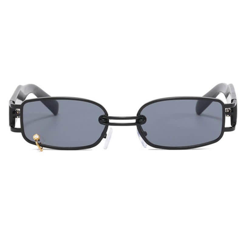 Spykay™ SG60752 Rectangle Metal Frame Vintage Sunglasses With a Ring Buckle