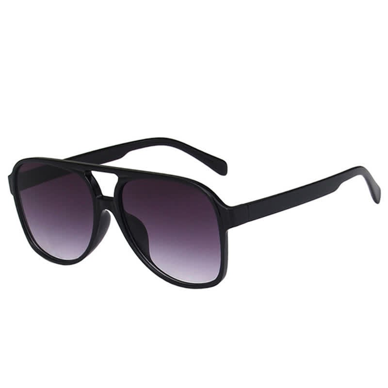 Spykay™ SG60670  Double Bridges Fashion Aviator Sunglasses - Black/Grey - image 34