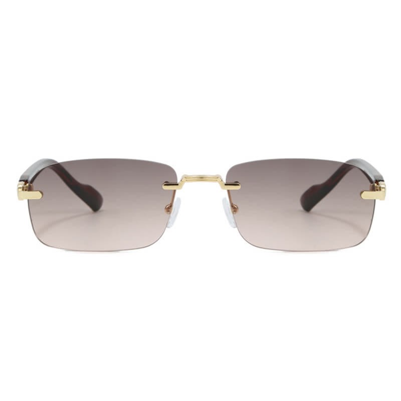 Spykay™ SG60831 Women's Rectangle Frame Rimless Sunglasses