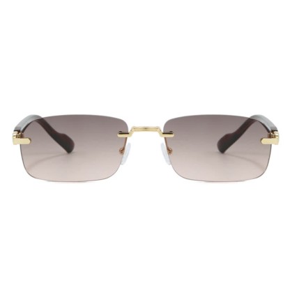 Spykay™ SG60831 Women's Rectangle Frame Rimless Sunglasses