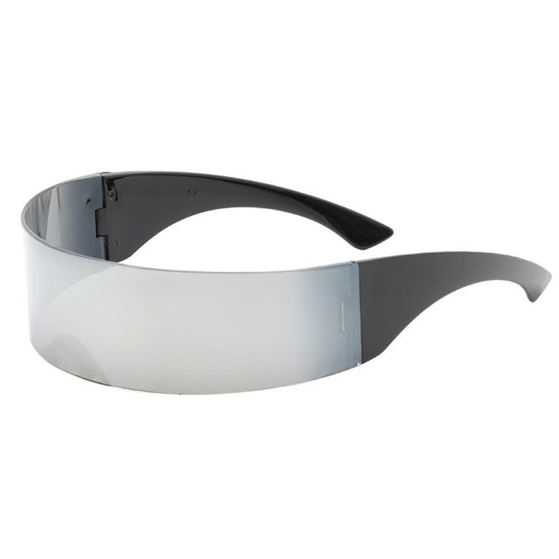 Spykay™ SG60721 Unisex Rectangle One-piece Frames Y2K Cyberpunk Sunglasses - image 2