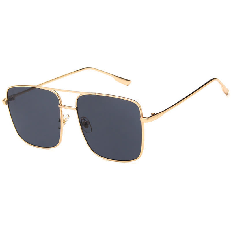 Spykay™ SG60886 Retro Classic Square Frame Double Bridges Sunglasses - Grey - image 4