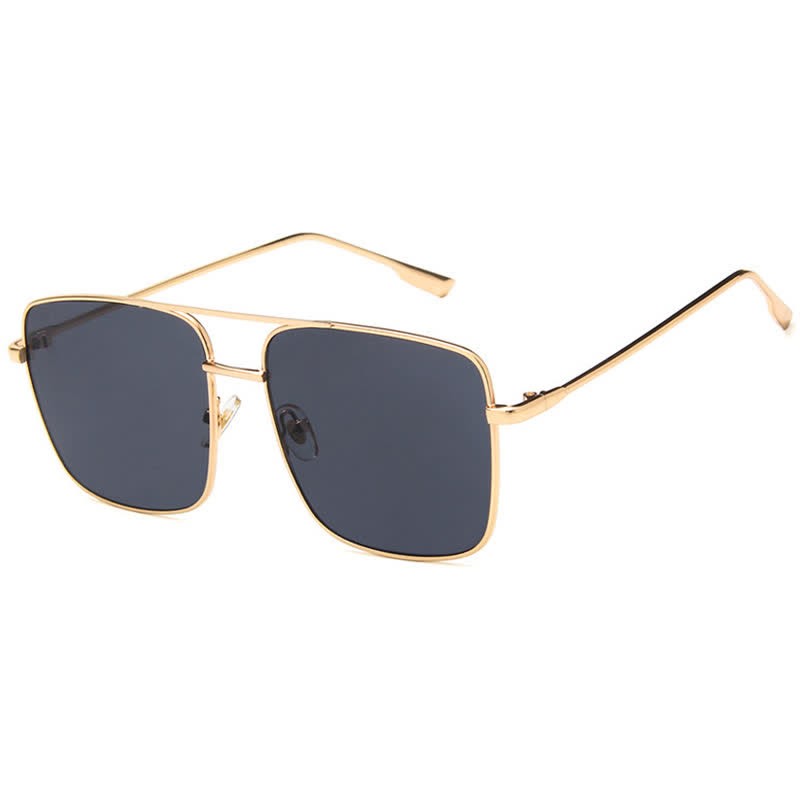 Spykay™ SG60886 Retro Classic Square Frame Double Bridges Sunglasses - Grey - image 4