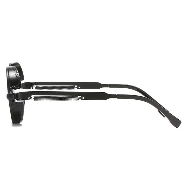 Spykay™ SG60945 Retro Punk Round Frame Spring Temples Sunglasses - image 6