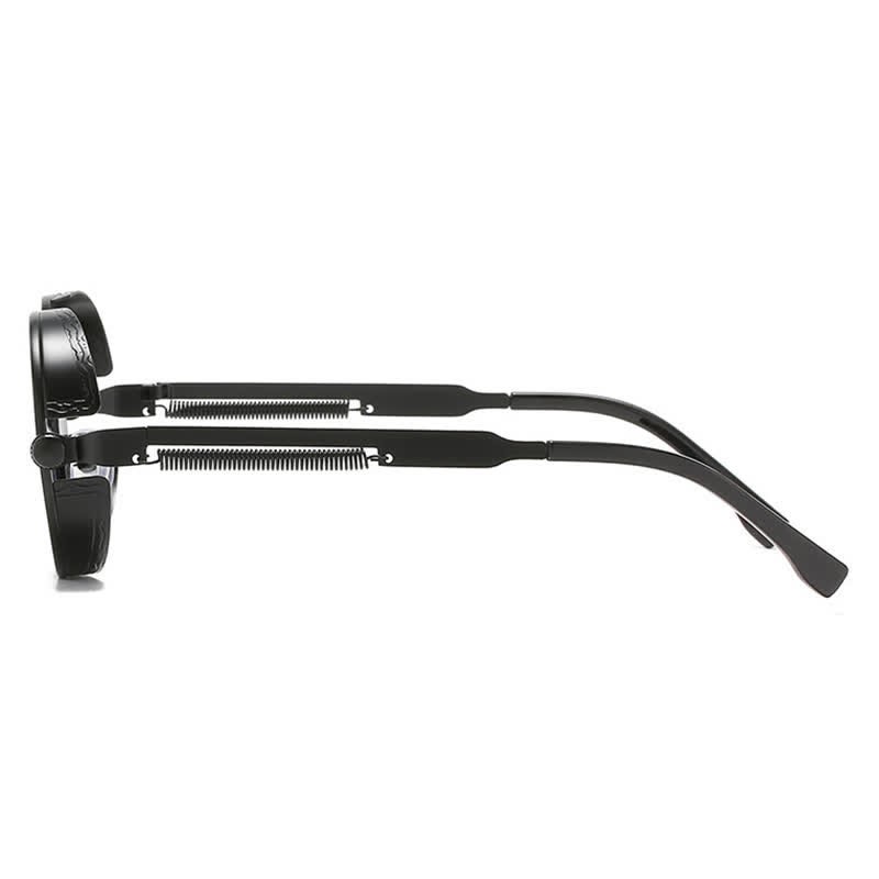 Spykay™ SG60945 Retro Punk Round Frame Spring Temples Sunglasses - image 6