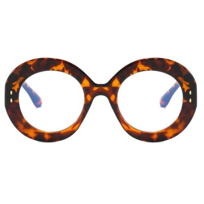 Spykay™ EG26784 Simple Oversized Round Frame Anti-blue Light Trendy Glasses