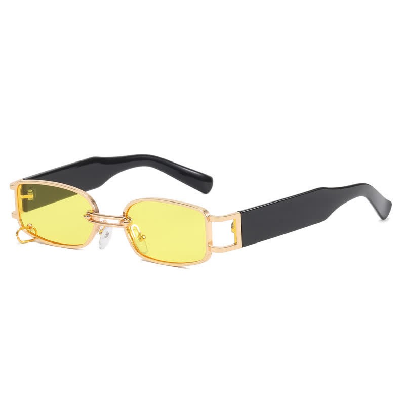 Spykay™ SG60752 Rectangle Metal Frame Vintage Sunglasses With a Ring Buckle