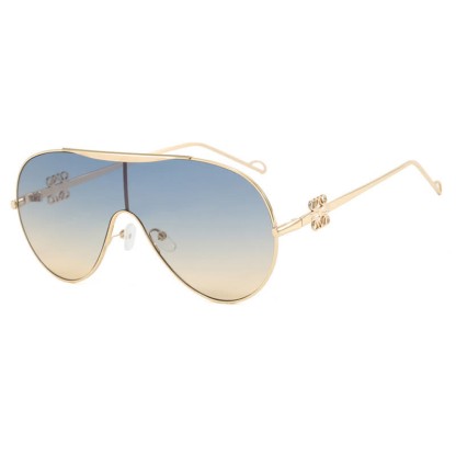 Spykay™ SG60892 Oversized One-piece Aviator Sunglasses