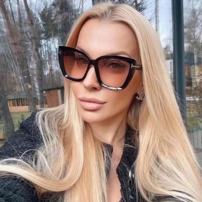 Spykay™ SG60753 'T' Design Square Frame Oversized Sunglasses