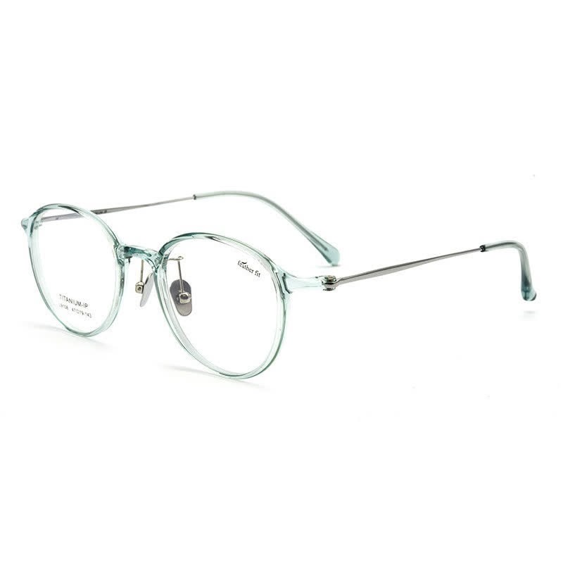 Spykay™ EG26847 Lightweight Classic Round Frame Anti-blue Light Simple Glasses - Green - image 5