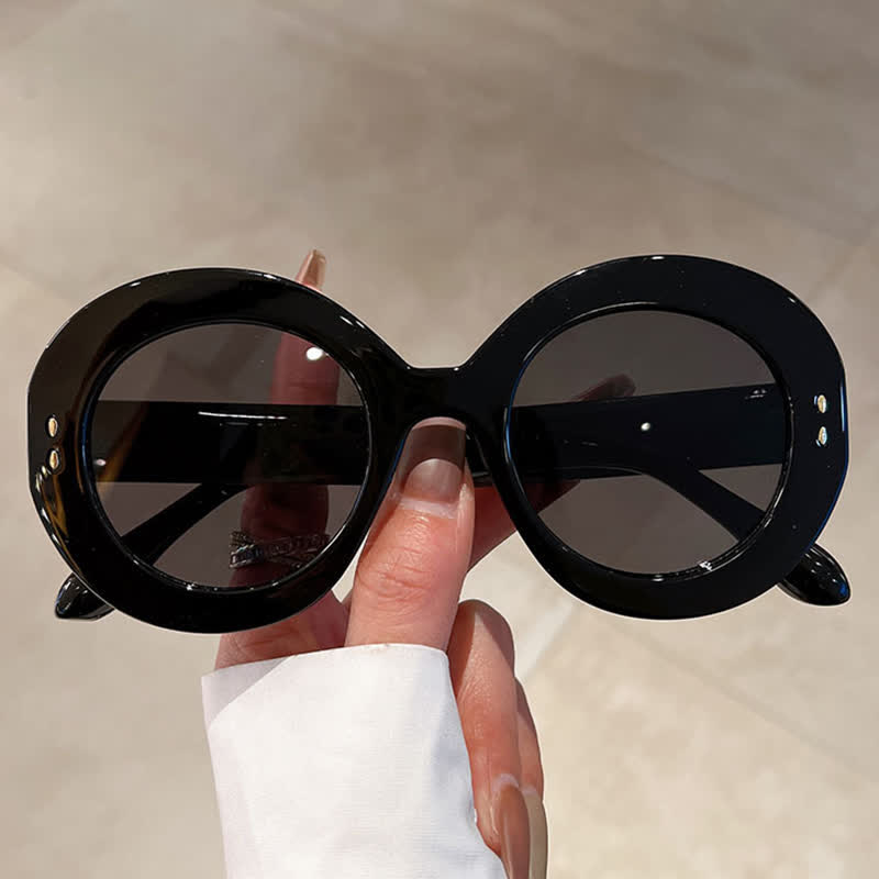 Spykay™ SG60923 Simple Oversized Round Frame Trendy Sunglasses - image 4