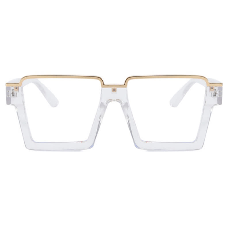 Spykay™ EG26785 Square Frame Trendy Semi-Rimless Anti-blue Light Glasses