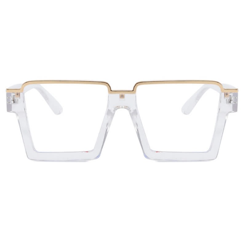 Spykay™ EG26785 Square Frame Trendy Semi-Rimless Anti-blue Light Glasses