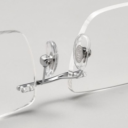 Spykay™ EG26723 Titanium Rectangle Frame Anti-blue Light Hipster Rimless Glasses - image 13