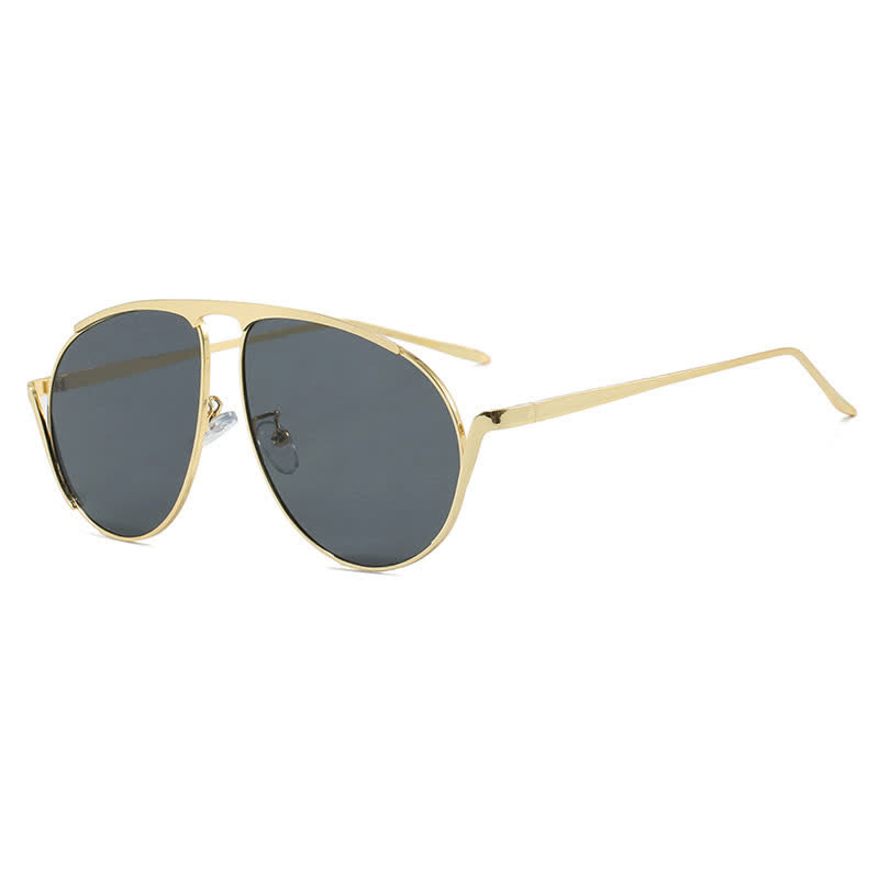 Spykay™ SG60914 Hipster Metal Temples Aviator Sunglasses