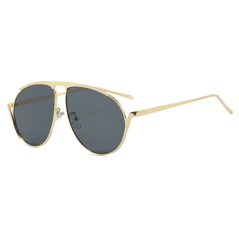 Spykay™ SG60914 Hipster Metal Temples Aviator Sunglasses