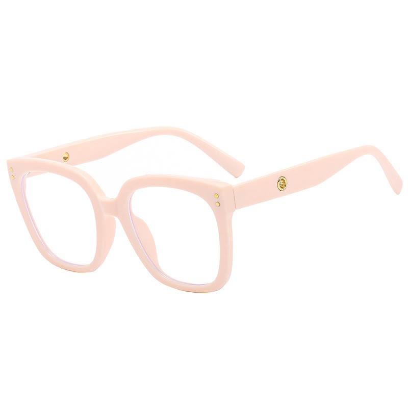 Spykay™ EG26773 Square Frame Oversized Hollow-out Anti-blue Light Glasses
