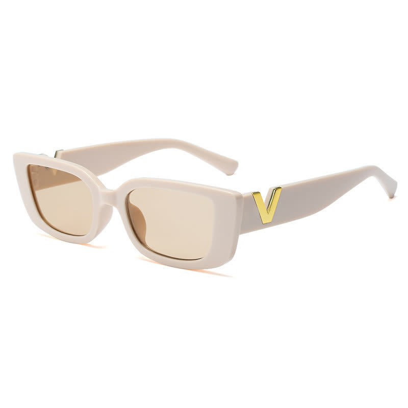 Spykay™ SG60890 Small Rectangle Frames 'V' Design Sunglasses