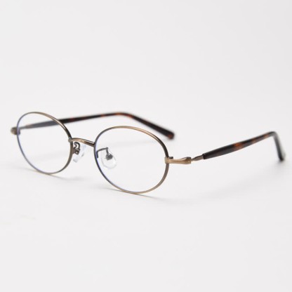 Spykay™ EG26867 Oval Frame Anti-blue Light Retro Classic Glasses  - Bronze - image 6