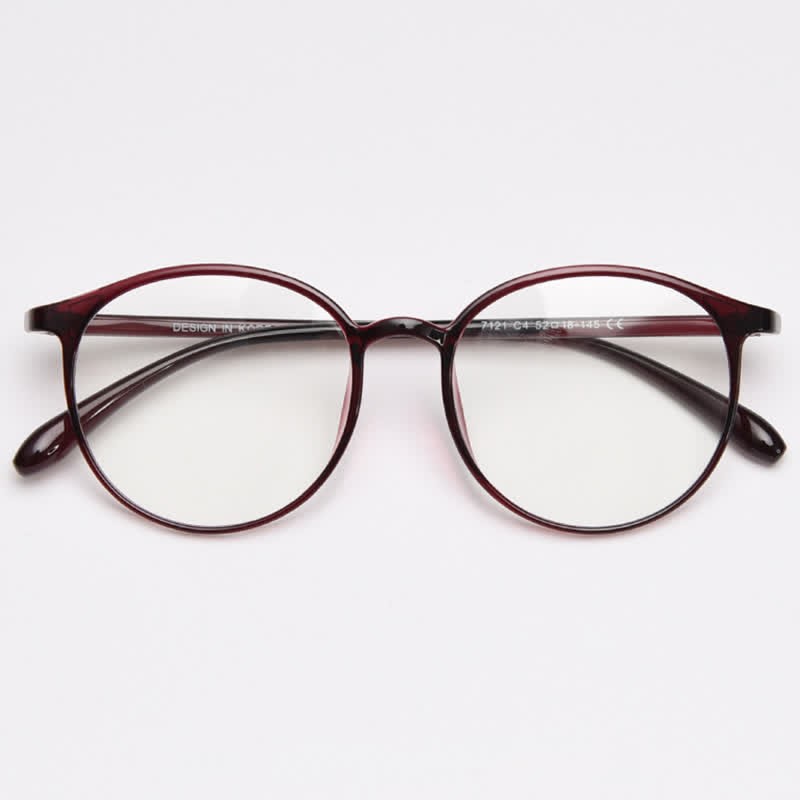 Spykay™ EG26865 Large Round Frame Anti-blue Light Simple Classic Lightweight Glasses  - image 6