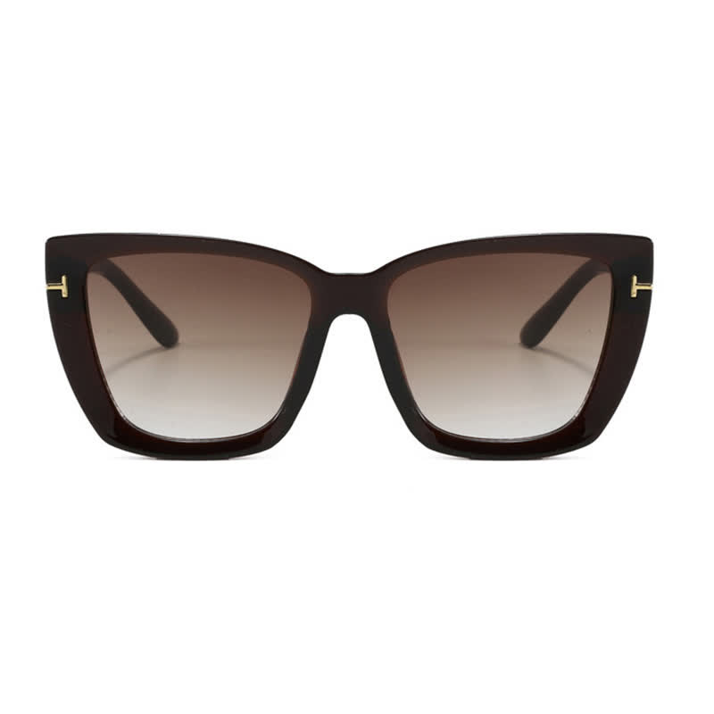 Spykay™ SG60753 'T' Design Square Frame Oversized Sunglasses