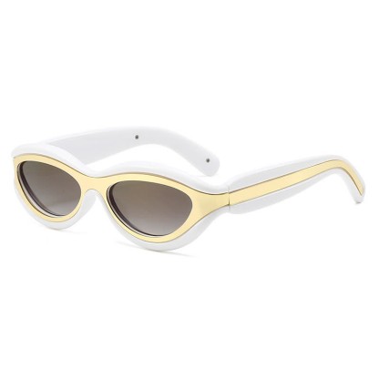 Spykay™ SG60734 Leopard Print Cat Eye Frame Retro Sunglasses - White - image 25