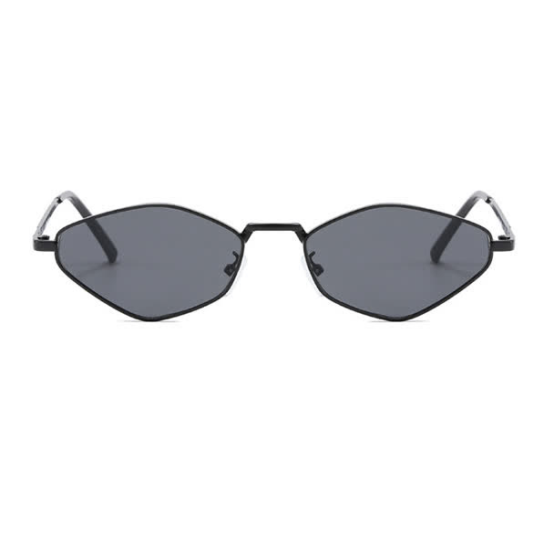 Spykay™ SG60713 Small Rhombus Frame Metal Temples Sunglasses