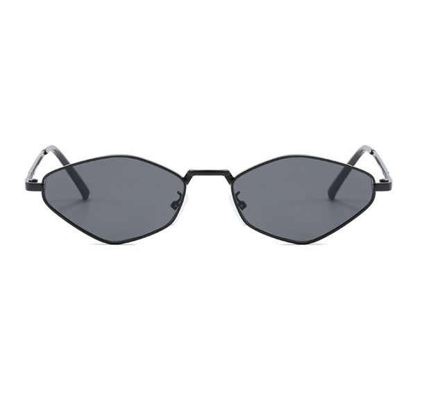 Spykay™ SG60713 Small Rhombus Frame Metal Temples Sunglasses