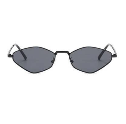 Spykay™ SG60713 Small Rhombus Frame Metal Temples Sunglasses