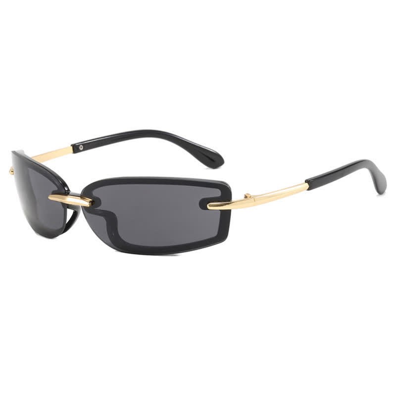 Spykay™ SG60850 Y2K Rimless Rectangle Frame Sunglasses - image 13