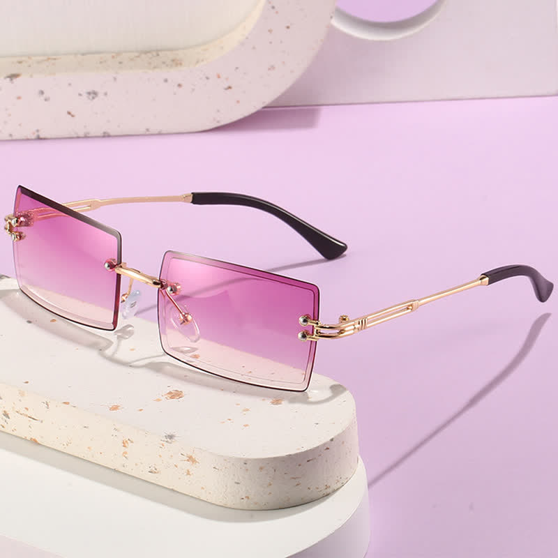 Spykay™ SG60744 Rimless Rectangle Frame Fashion Sunglasses - image 21