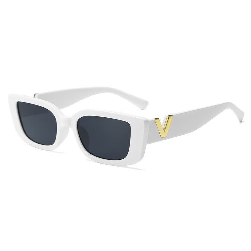 Spykay™ SG60890 Small Rectangle Frames 'V' Design Sunglasses