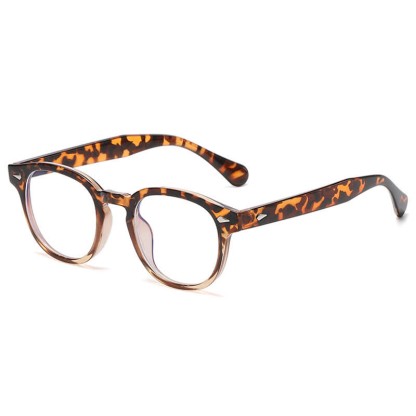 Spykay™ EG26875 Retro Round Frame Anti-blue Light Glasses - Leopard - image 9