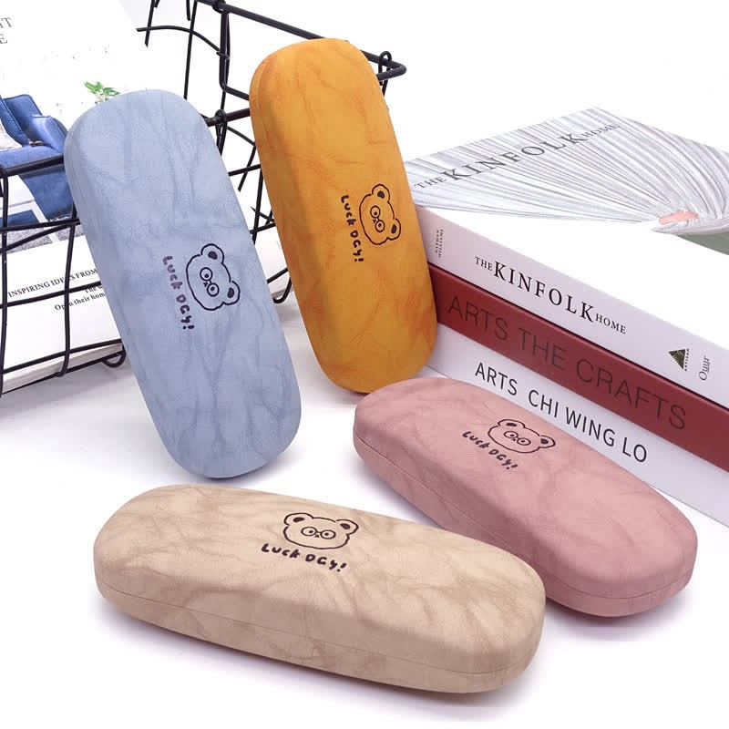 【 Free Gift On Orders Over $30】Spykay™ SG61039 Unisex Bear Print Hard Eyeglass Case - image 3