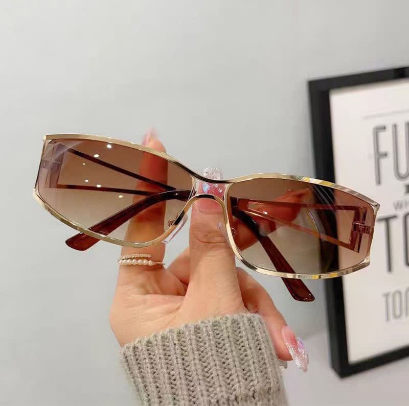 Spykay™ SG60760 Y2K Hollow Out Temples Retro- Vintage Sunglasses - image 14